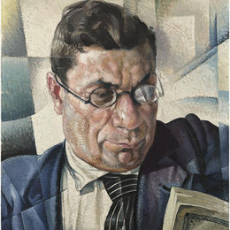 尤里·安年科夫(Jury Annenkov)高清作品:Portrait of Z. I. Grzhebin