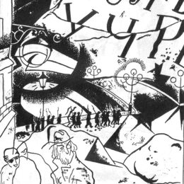尤里·安年科夫(Jury Annenkov)高清作品:Illustration to Aleksander Bloks poem The