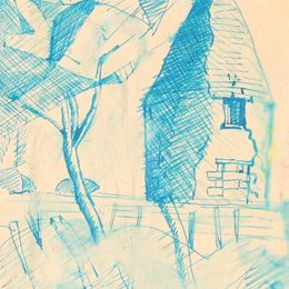 《尖塔与树木》尤里·安年科夫(Jury Annenkov)高清作品欣赏