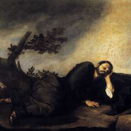 《雅各伯的梦》胡塞佩·德·里贝拉(Jusepe de Ribera)高清作品欣赏