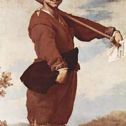 《结结巴巴的男孩》胡塞佩·德·里贝拉(Jusepe de Ribera)高清作品欣赏