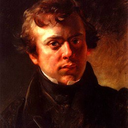 卡尔·布留洛夫(Karl Bryullov)高清作品:Portrait of the architect A. Gornostaev