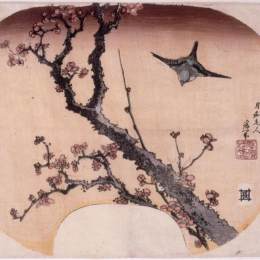 《樱花莺》葛饰北斋(Katsushika Hokusai)高清作品欣赏