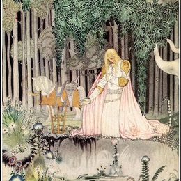 《东边的太阳和西边的月亮》凯·尼尔森(Kay Nielsen)高清作品欣赏