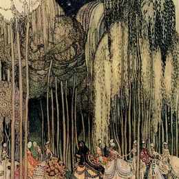 《在舞会途中》凯·尼尔森(Kay Nielsen)高清作品欣赏