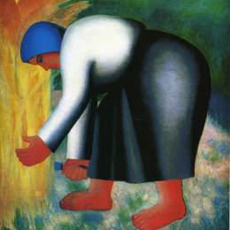 《收割者》卡西米尔·马列维奇(Kazimir Malevich)高清作品欣赏