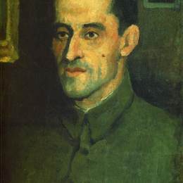 卡西米尔·马列维奇(Kazimir Malevich)高清作品:Portrait of V.A.Pavlov