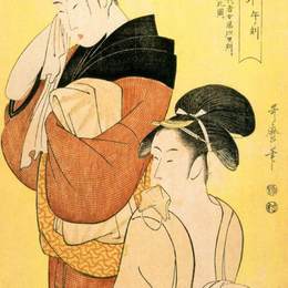 喜多川歌麿(Kitagawa Utamaro)高清作品:The Hour of the Oxx