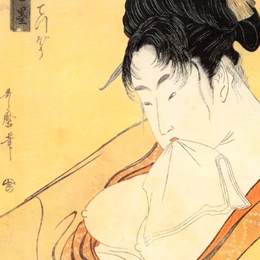 《妓女》喜多川歌麿(Kitagawa Utamaro)高清作品欣赏