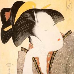 《艺妓》喜多川歌麿(Kitagawa Utamaro)高清作品欣赏