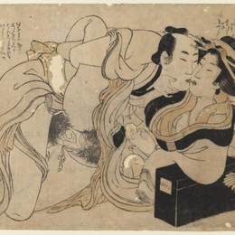 《风流夫妻》喜多川歌麿(Kitagawa Utamaro)高清作品欣赏