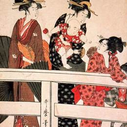 《马的小时》喜多川歌麿(Kitagawa Utamaro)高清作品欣赏