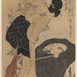 《妇女儿童》喜多川歌麿(Kitagawa Utamaro)高清作品欣赏