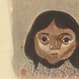 斋藤清(Kiyoshi Saito)高清作品:Naoko, portrait of the artists daughter