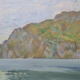 《加尔达湖》科罗曼·莫塞尔(Koloman Moser)高清作品欣赏