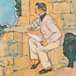 《自画像》科罗曼·莫塞尔(Koloman Moser)高清作品欣赏