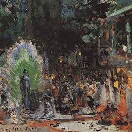 康斯坦丁·柯罗文(Konstantin Korovin)高清作品:Gudal`s-Castle