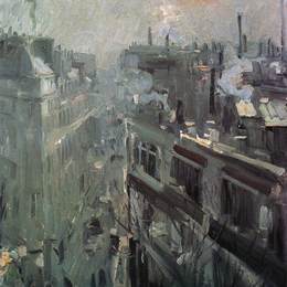 《巴黎早晨》康斯坦丁·柯罗文(Konstantin Korovin)高清作品欣赏