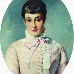 康斯坦丁·马科夫斯基(Konstantin Makovsky)高清作品:Portrait of M.Butina