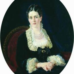 康斯坦丁·马科夫斯基(Konstantin Makovsky)高清作品:Portrait of Princess E.Sheremetiyeva