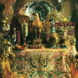 《静物（小面宫殿）》康斯坦丁·马科夫斯基(Konstantin Makovsky)高清作品欣赏