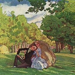 《夏天》康斯坦丁·索莫夫(Konstantin Somov)高清作品欣赏