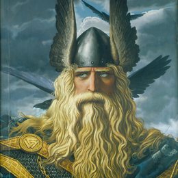 康斯坦丁·瓦西利耶夫(Konstantin Vasilyev)高清作品:Wotan - the supreme god of the an