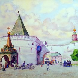 《巴巴拉之门》康斯坦丁·由安(Konstantin Yuon)高清作品欣赏