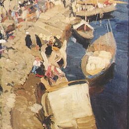 《银行的生活》康斯坦丁·由安(Konstantin Yuon)高清作品欣赏