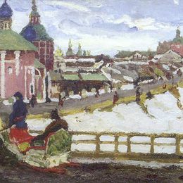 《特洛伊特萨》康斯坦丁·由安(Konstantin Yuon)高清作品欣赏