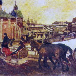 《特洛伊特萨》康斯坦丁·由安(Konstantin Yuon)高清作品欣赏