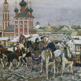 《乌格利奇三重》康斯坦丁·由安(Konstantin Yuon)高清作品欣赏