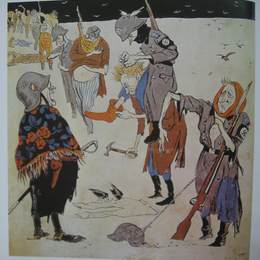 《无题》库克里尼客西(Kukryniksy)高清作品欣赏