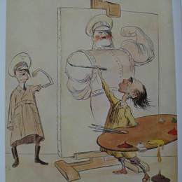 《无题》库克里尼客西(Kukryniksy)高清作品欣赏