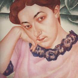《伏地魔肖像》库兹马·彼得罗夫(Kuzma Petrov-Vodkin)高清作品欣赏