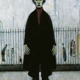 《兰开夏棉工》L·S·洛里(L. S. Lowry)高清作品欣赏