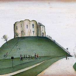《克利福德塔》L·S·洛里(L. S. Lowry)高清作品欣赏