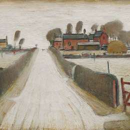 《费尔德农场》L·S·洛里(L. S. Lowry)高清作品欣赏