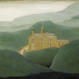 《荒原上的房子》L·S·洛里(L. S. Lowry)高清作品欣赏
