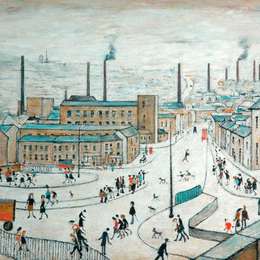 《哈德斯菲尔德》L·S·洛里(L. S. Lowry)高清作品欣赏
