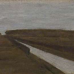 《道路景观》L·S·洛里(L. S. Lowry)高清作品欣赏