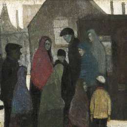 《坑悲剧》L·S·洛里(L. S. Lowry)高清作品欣赏