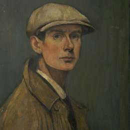 《自画像》L·S·洛里(L. S. Lowry)高清作品欣赏