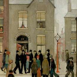 《逮捕》L·S·洛里(L. S. Lowry)高清作品欣赏