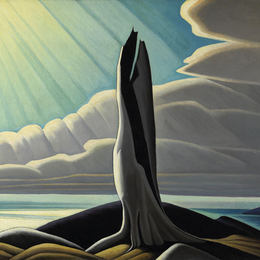 《苏必利尔湖北岸》劳伦斯哈里斯(Lawren Harris)高清作品欣赏