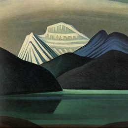 《蒙塔尼斯和湖心岛》劳伦斯哈里斯(Lawren Harris)高清作品欣赏