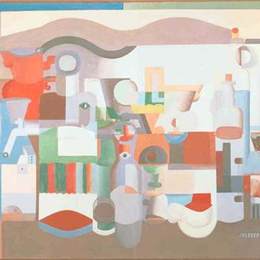 《自然的死在许多对象》勒·柯布西耶(Le Corbusier)高清作品欣赏