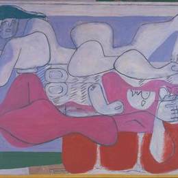 勒·柯布西耶(Le Corbusier)高清作品:Deux femmes &amp;ampétendues