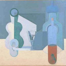 《这瓶葡萄酒橙》勒·柯布西耶(Le Corbusier)高清作品欣赏