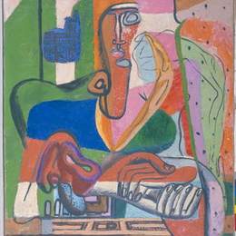 《一个女人和大教堂的肖像》勒·柯布西耶(Le Corbusier)高清作品欣赏